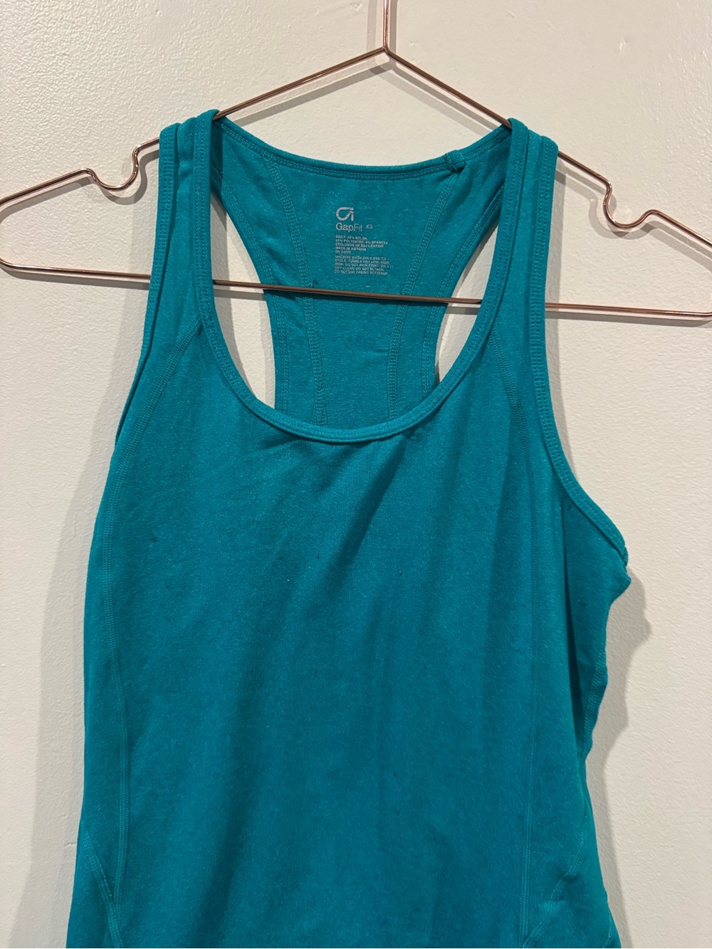 GAP Teal Racerback Tank Top - Picture 3 of 8